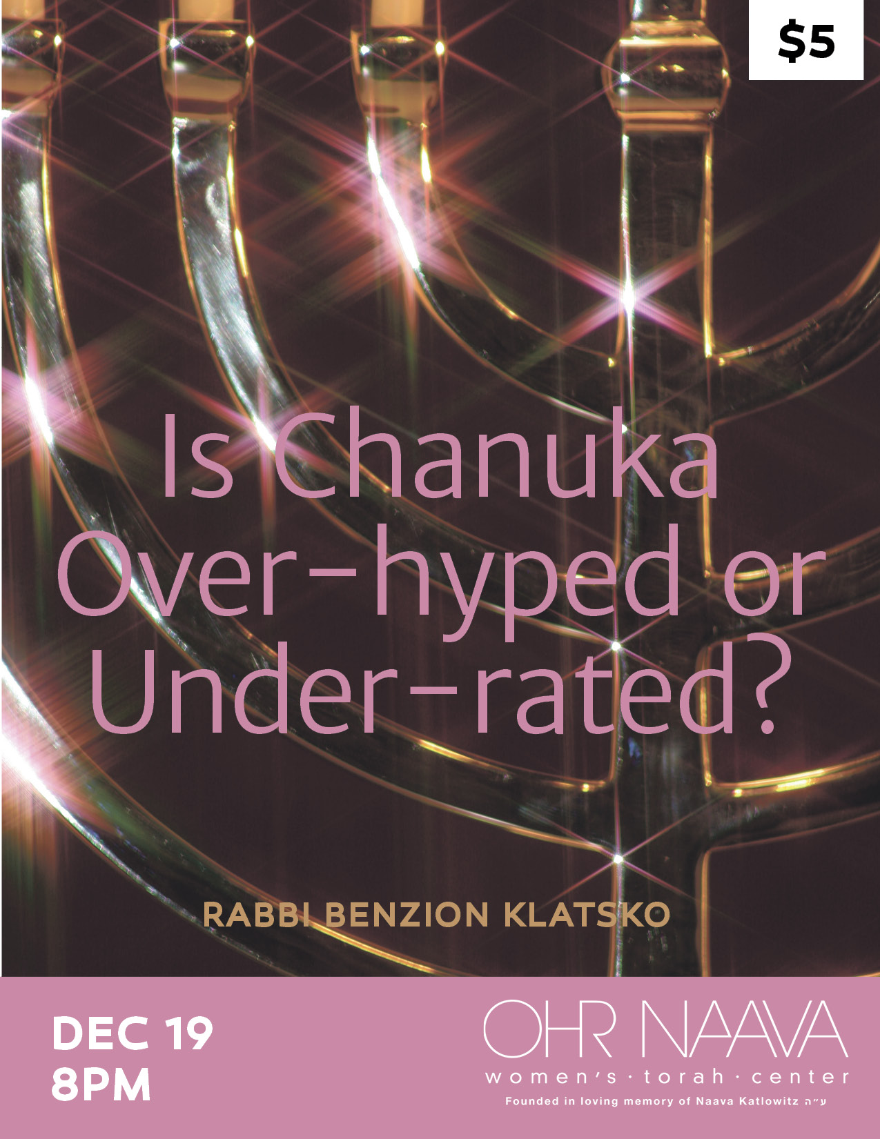 Is Chanuka Over-hyped or Under-rated?