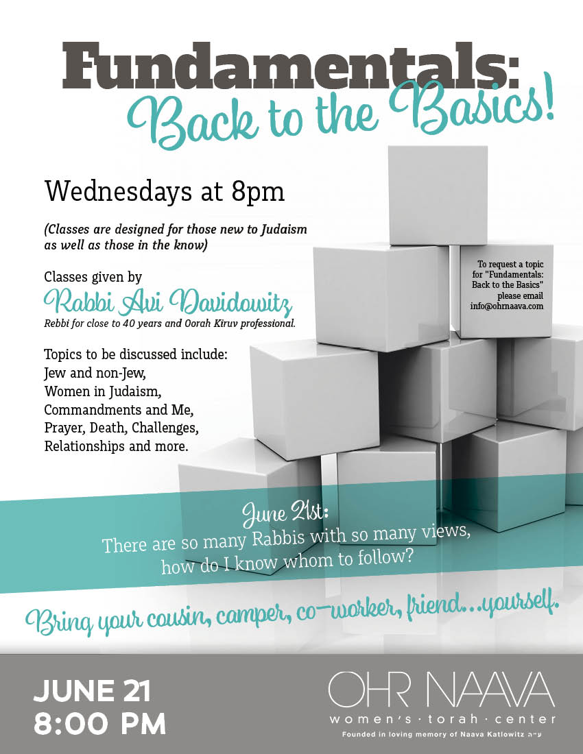 Fundamentals: Back to the Basics!