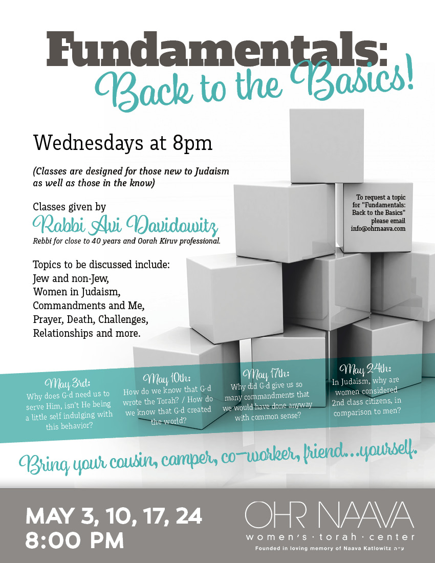 Fundamentals: Back to Basics