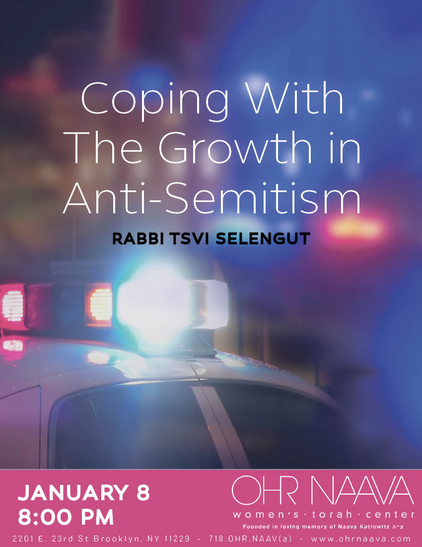 Coping With The Growth in Anti-Semitism
