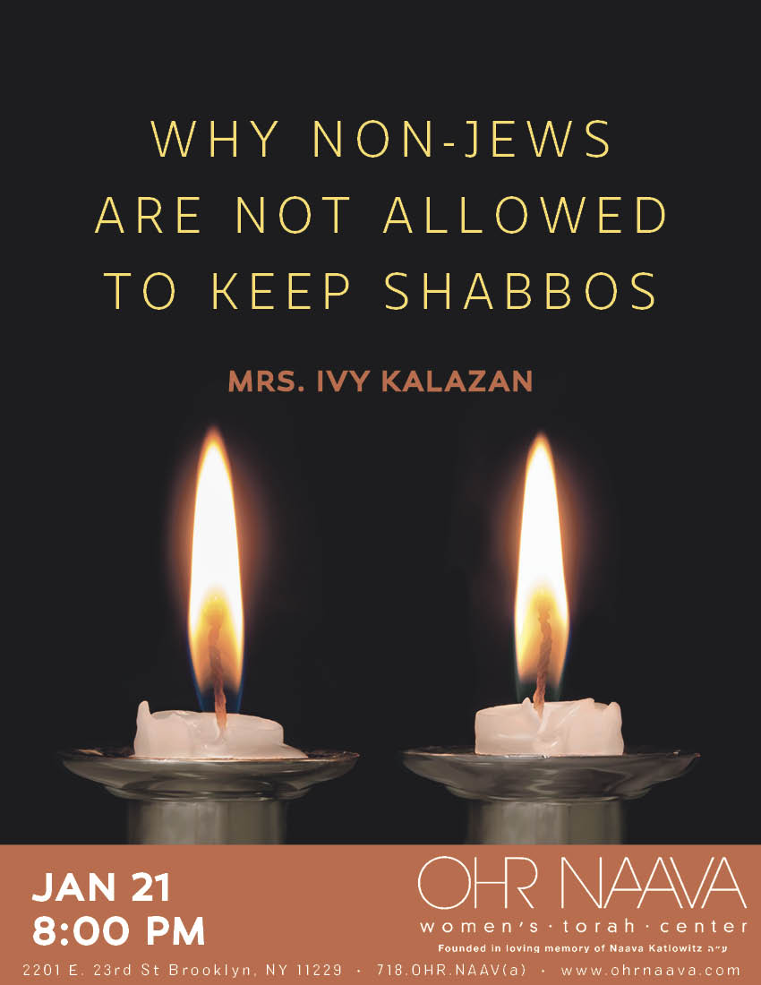 Why Non-Jews Are Not Allowed to Keep Shabbos