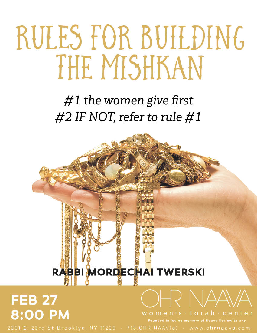 Rules for building the Mishkan