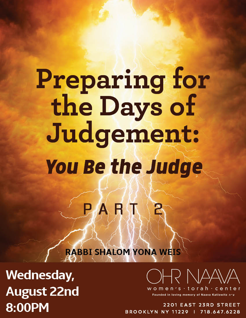 Preparing for the Days of Judgement: 