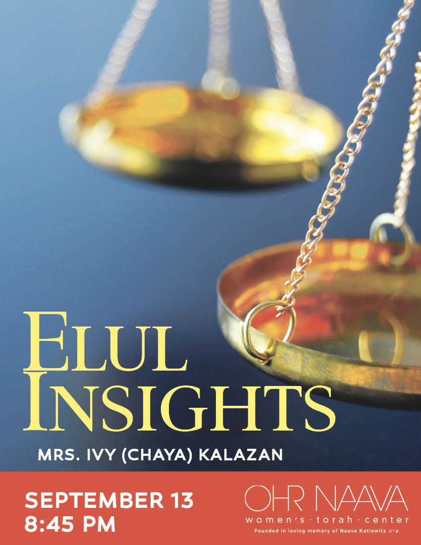 Elul Insights