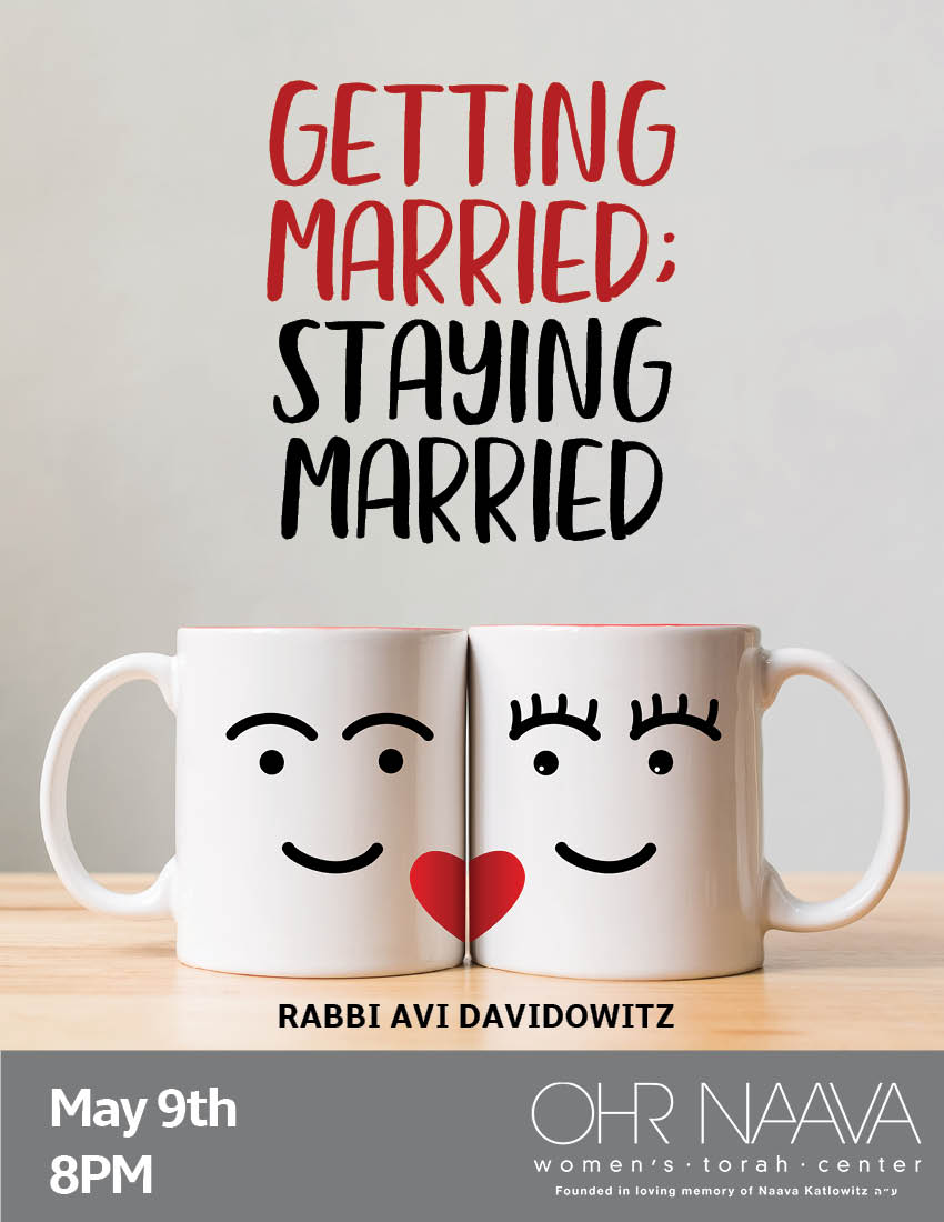 Getting Married; Staying Married